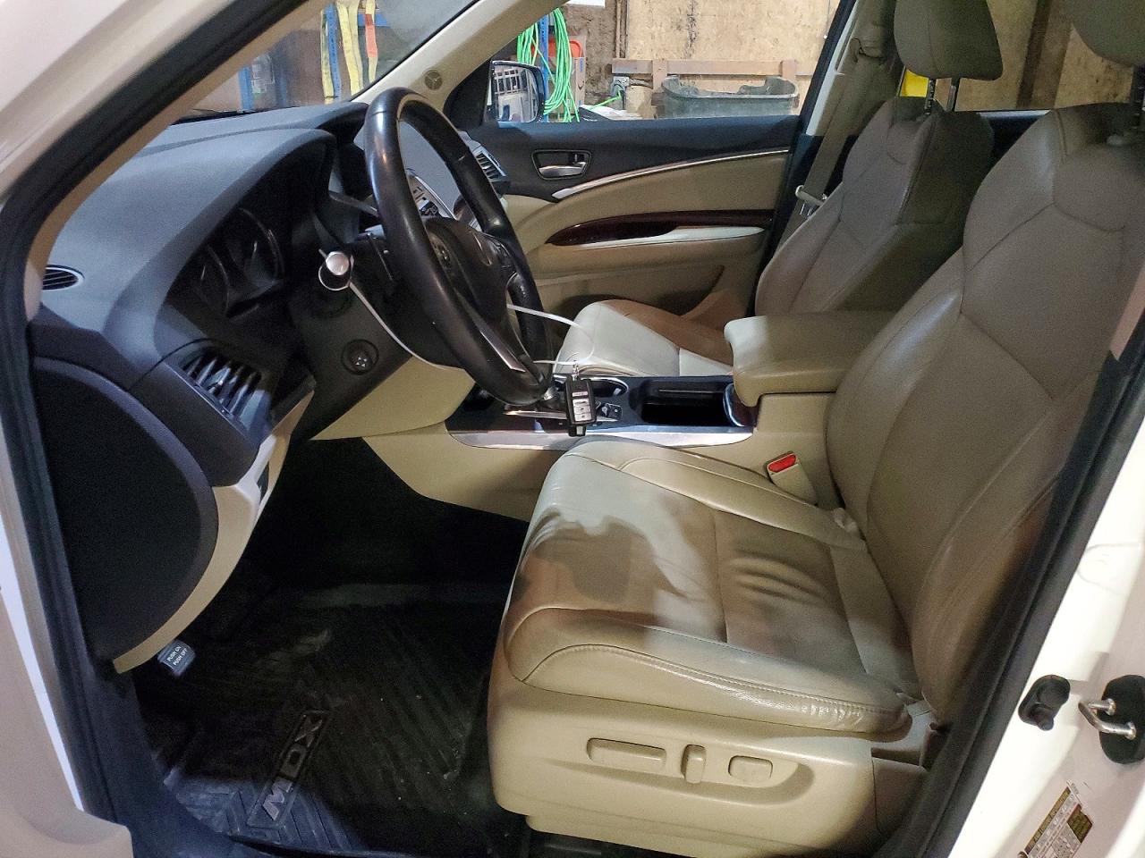 2015 Acura Mdx Technology Белый vin: 5FRYD4H49FB014591