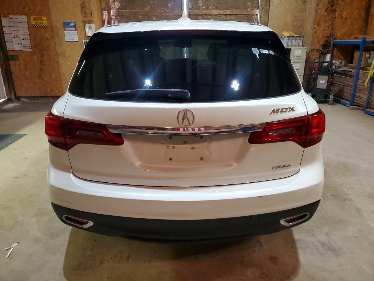2015 Acura Mdx Technology Белый vin: 5FRYD4H49FB014591