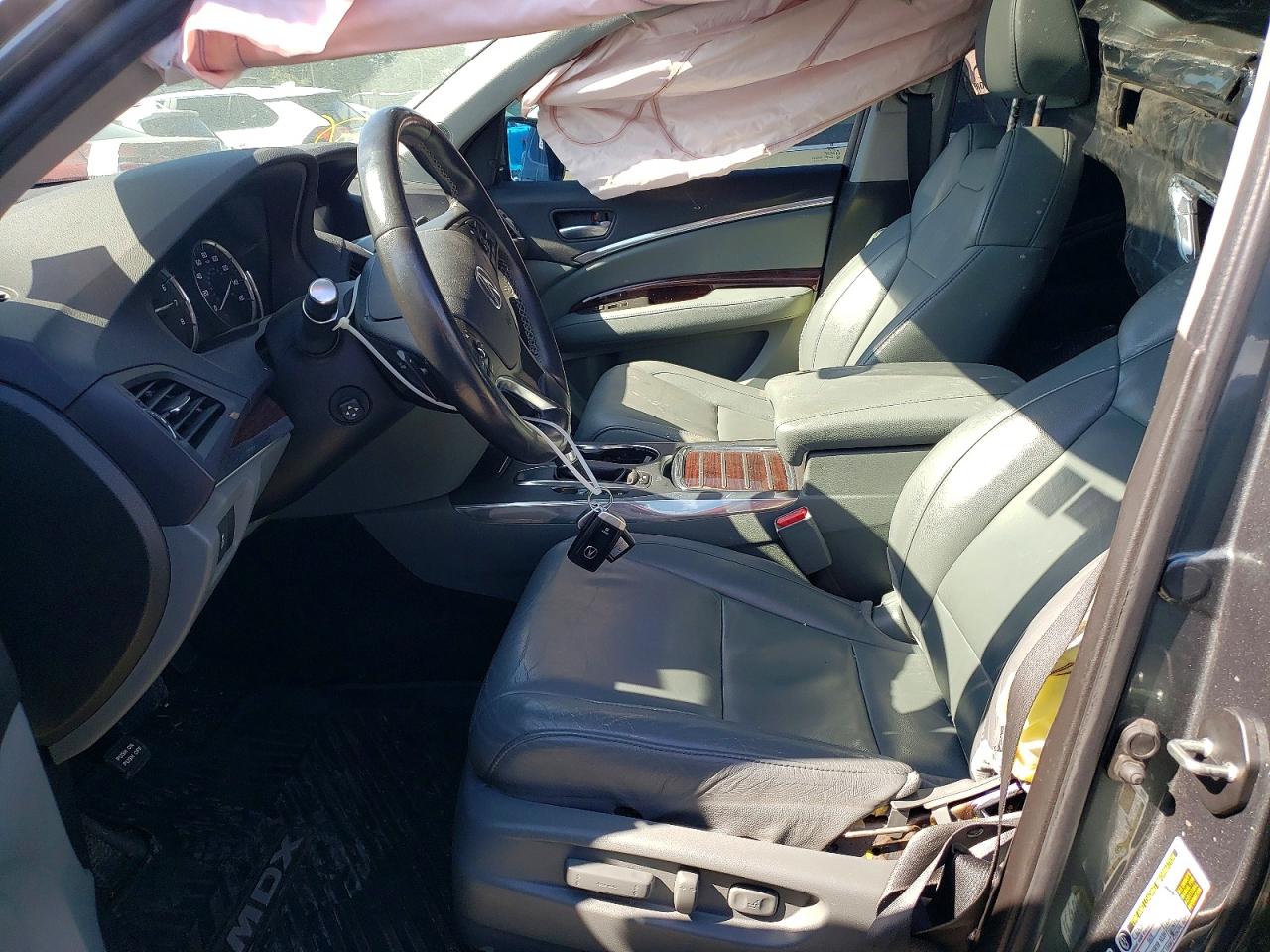 2015 Acura Mdx Technology Green vin: 5FRYD4H49FB021864