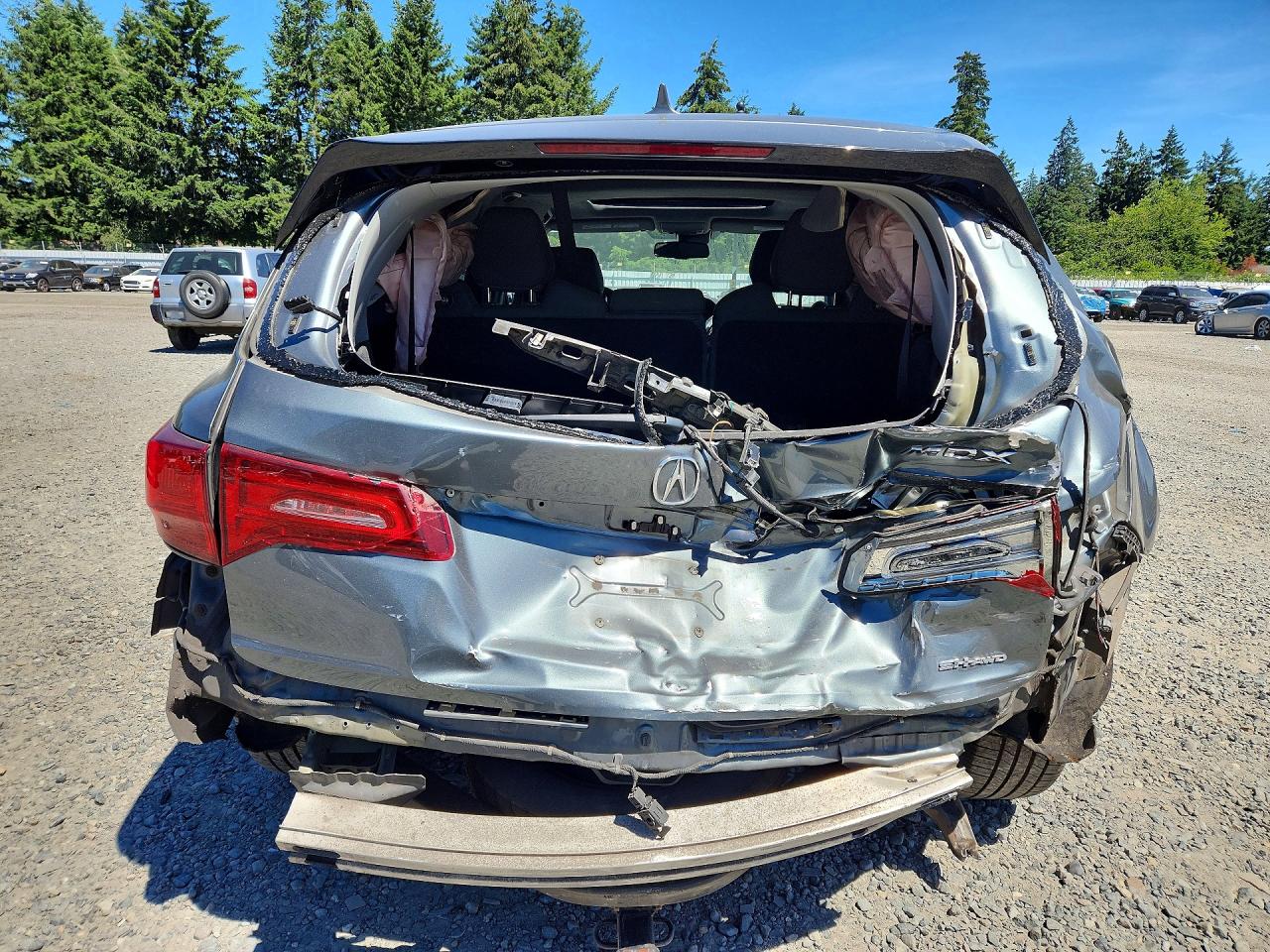 2015 Acura Mdx Technology Green vin: 5FRYD4H49FB021864