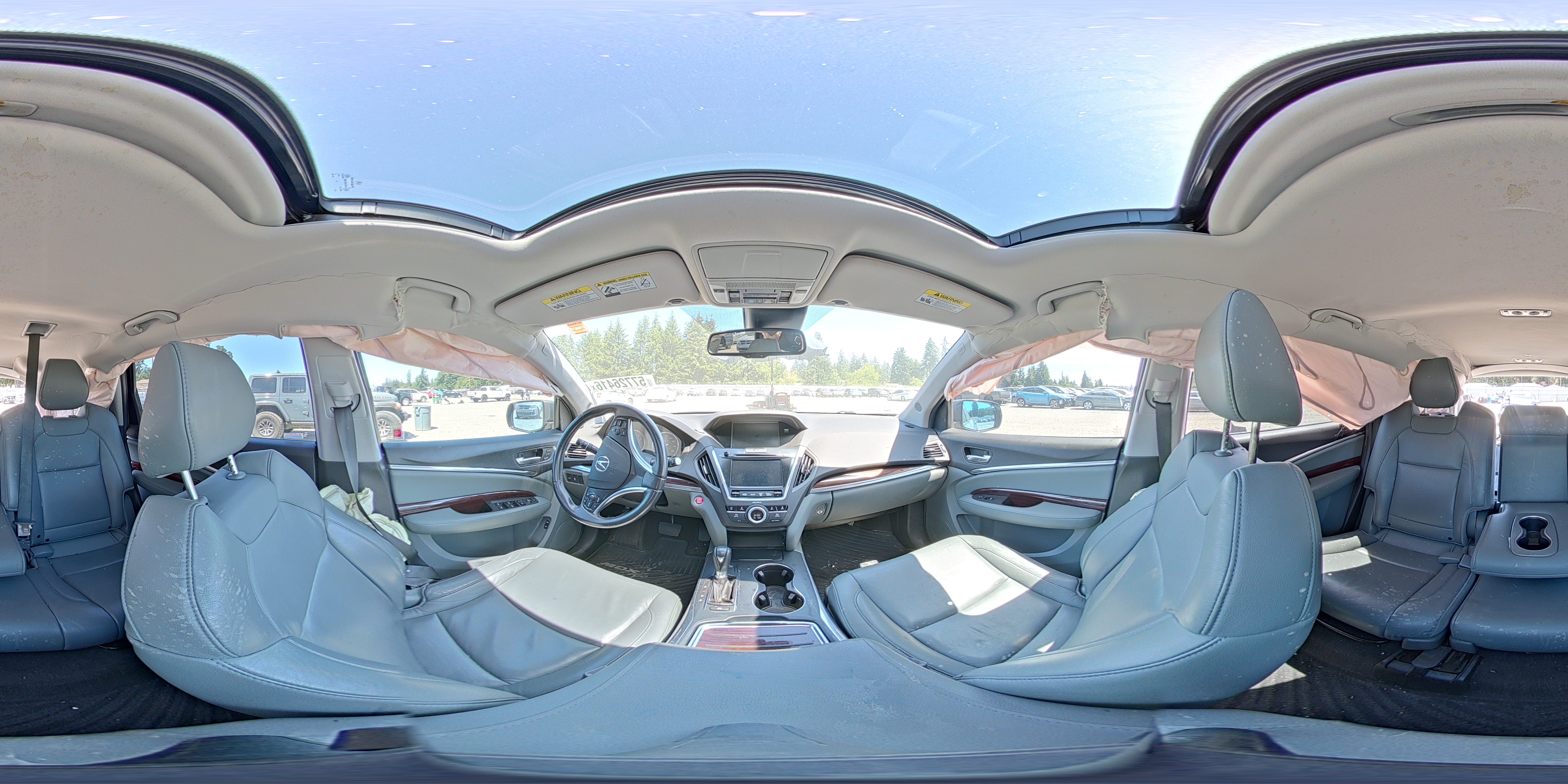 2015 Acura Mdx Technology Green vin: 5FRYD4H49FB021864
