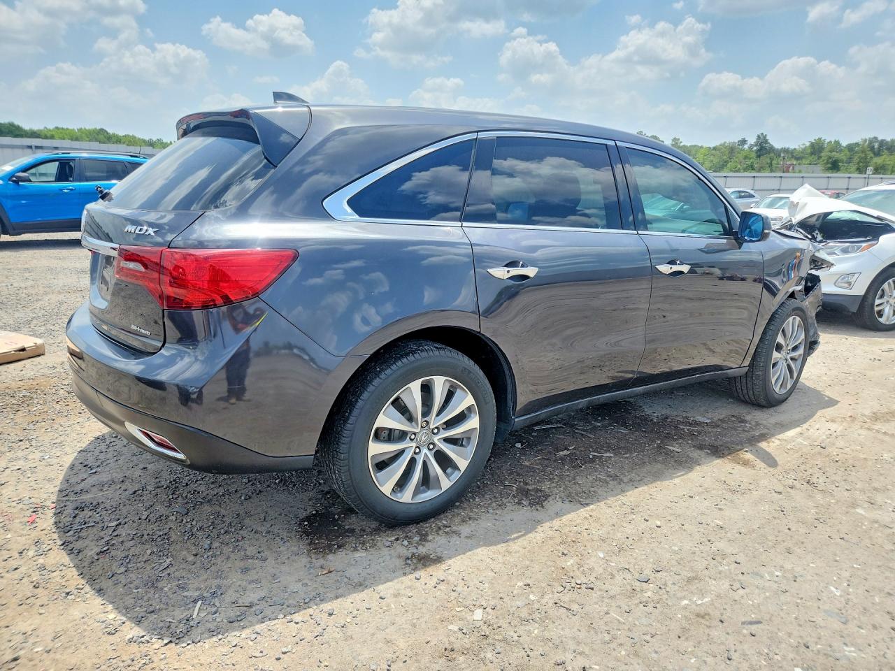 2015 Acura Mdx Technology Gray vin: 5FRYD4H49FB032508