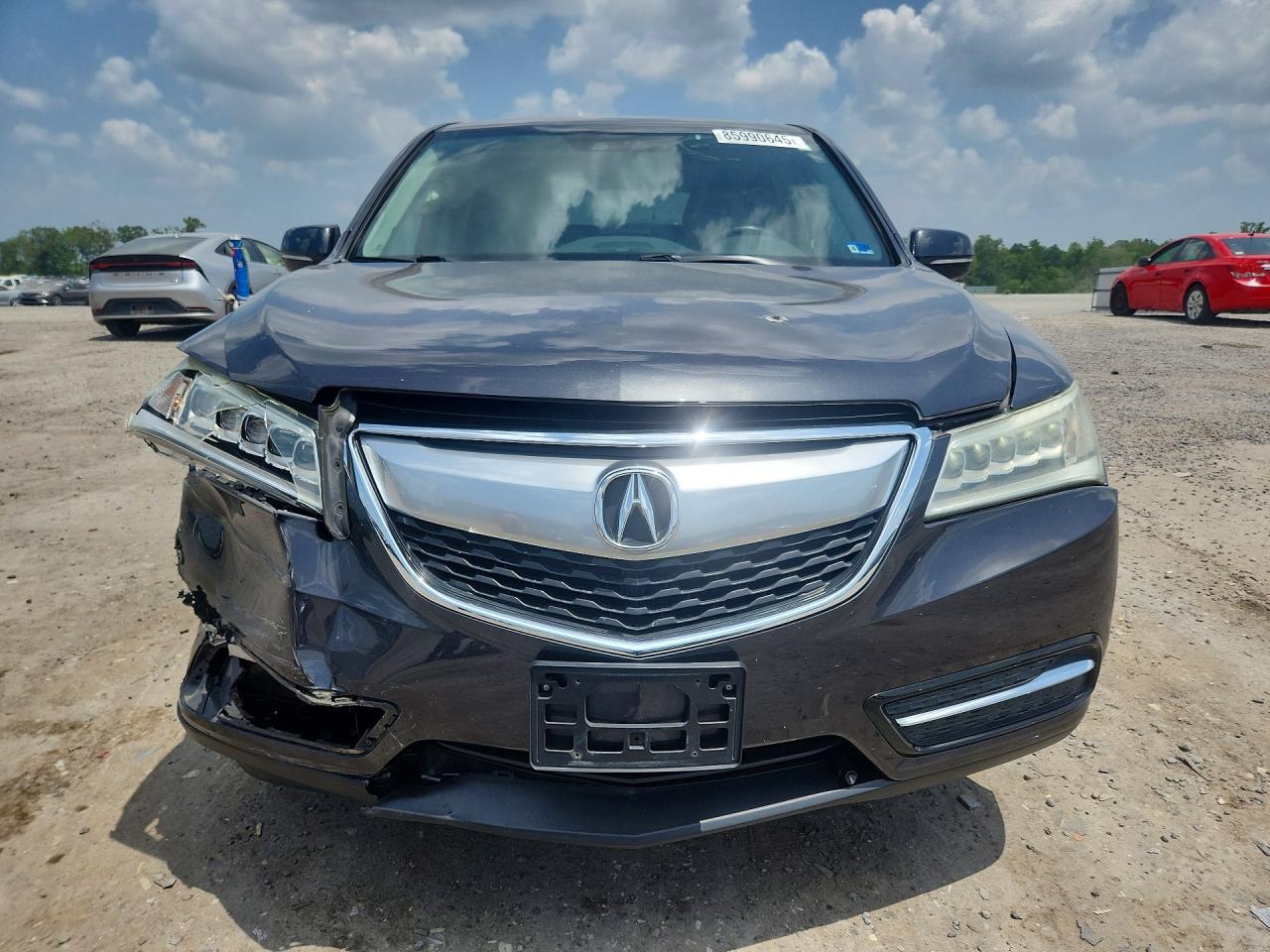 2015 Acura Mdx Technology Gray vin: 5FRYD4H49FB032508