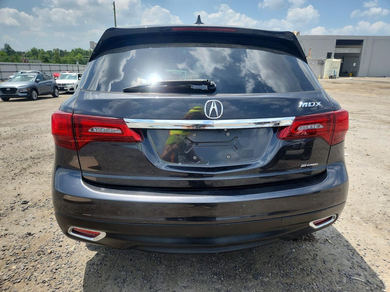 2015 Acura Mdx Technology Gray vin: 5FRYD4H49FB032508