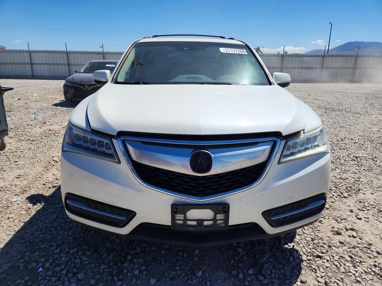 2016 Acura Mdx Technology White vin: 5FRYD4H49GB034602
