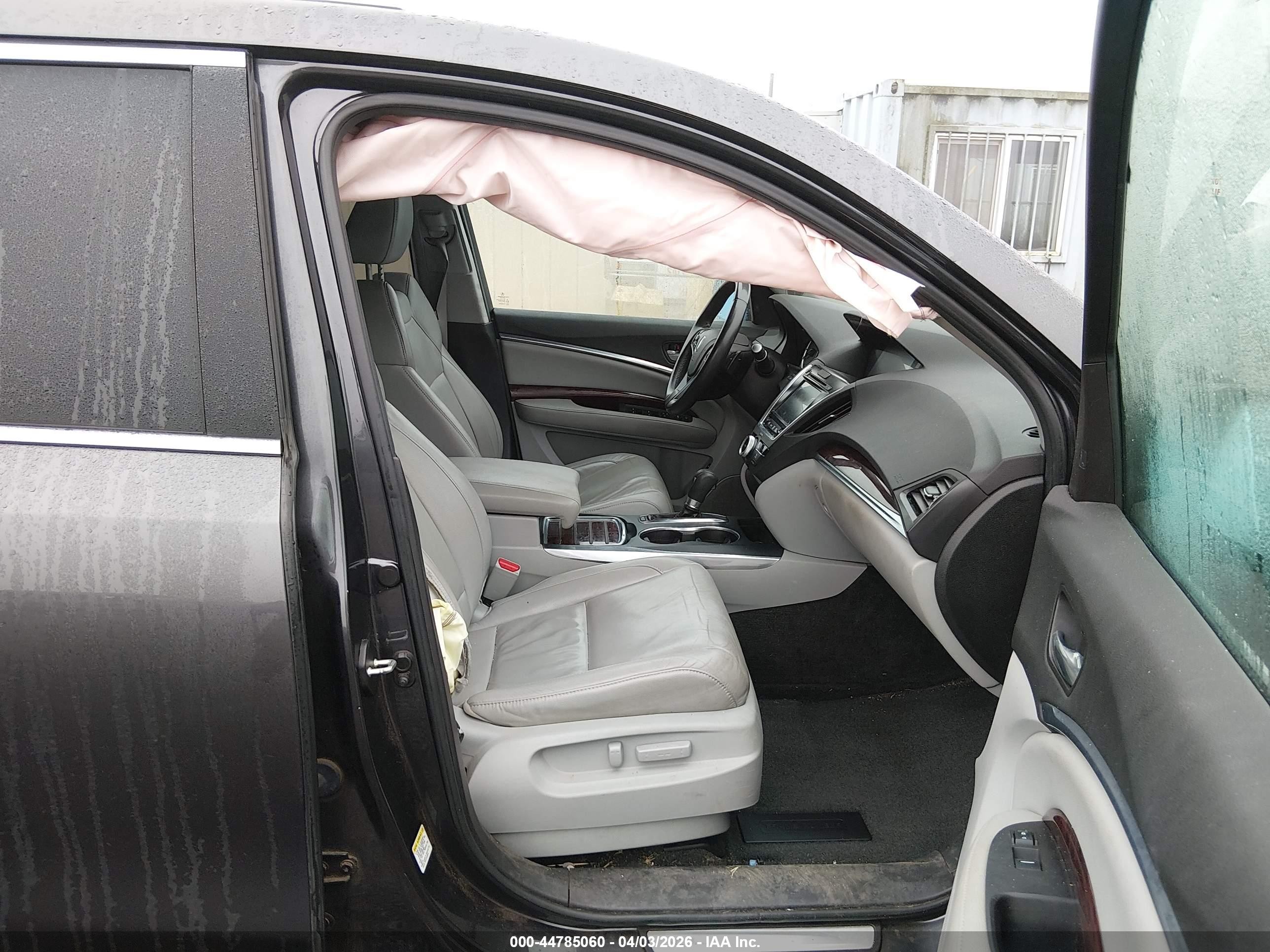 2014 Acura Mdx Technology Package Gray vin: 5FRYD4H4XEB005221