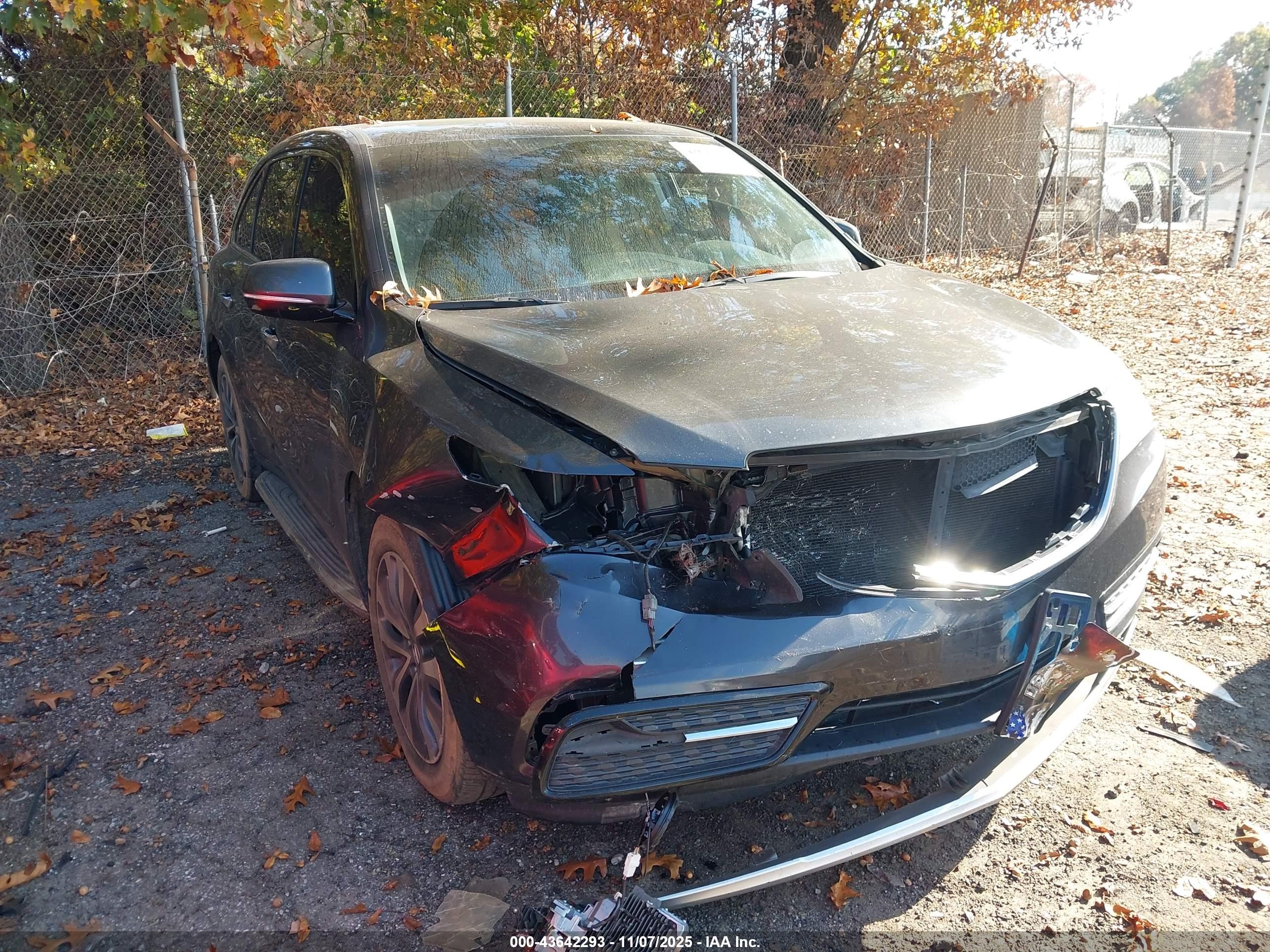 2014 Acura Mdx Technology Package Серый vin: 5FRYD4H4XEB012007