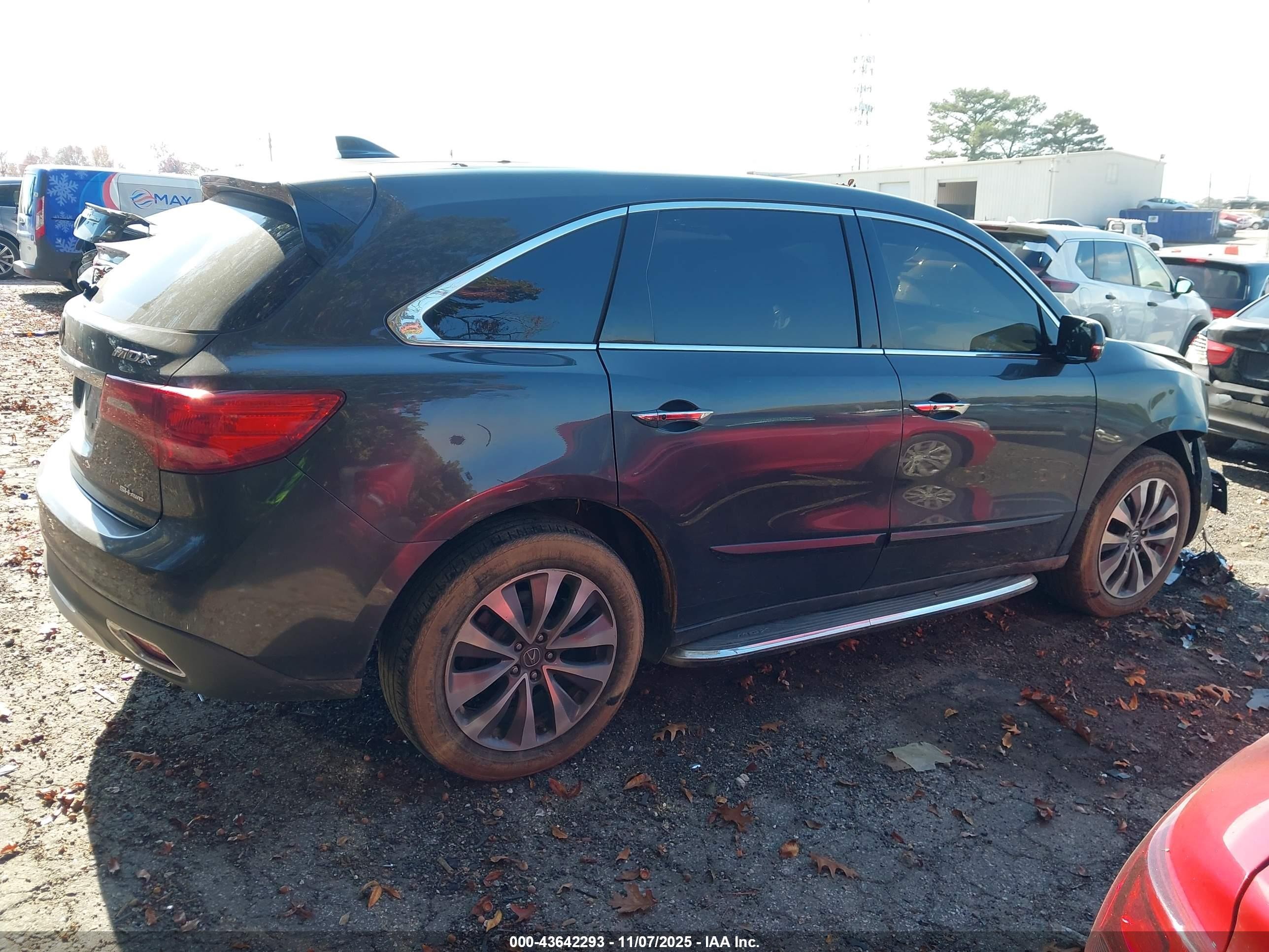2014 Acura Mdx Technology Package Серый vin: 5FRYD4H4XEB012007
