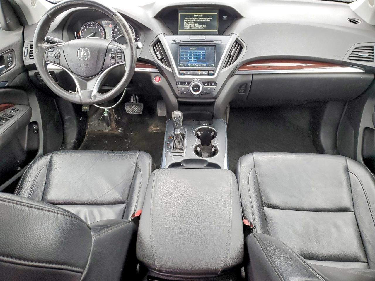 2014 Acura Mdx Technology Black vin: 5FRYD4H4XEB024934