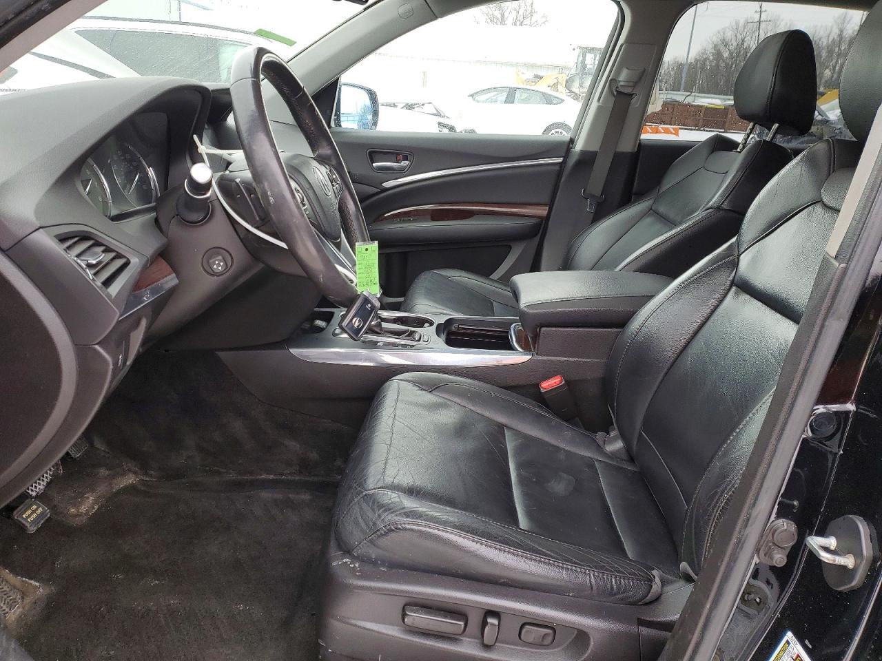 2014 Acura Mdx Technology Black vin: 5FRYD4H4XEB024934