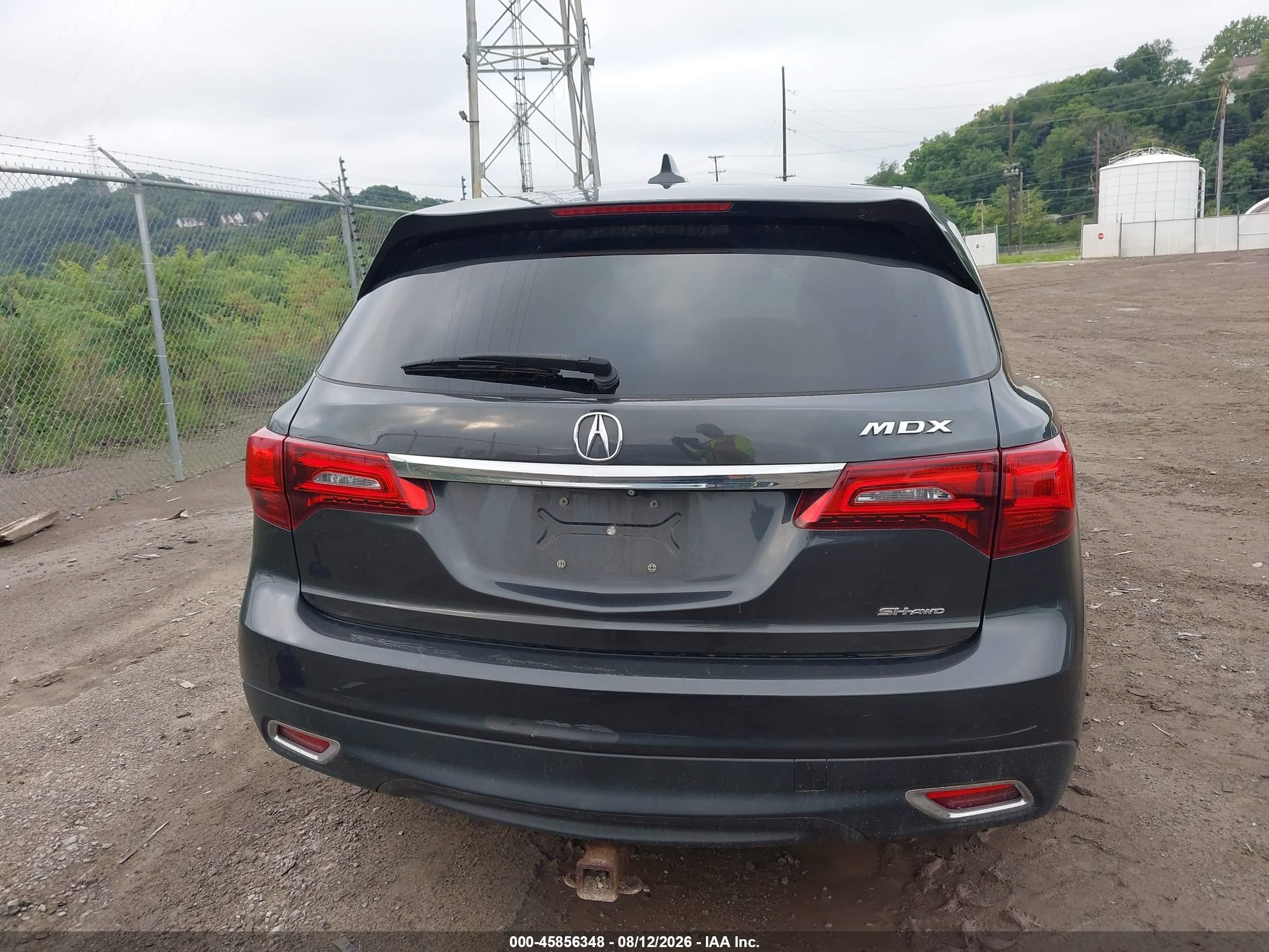 2014 Acura Mdx Technology Package Gray vin: 5FRYD4H4XEB041653