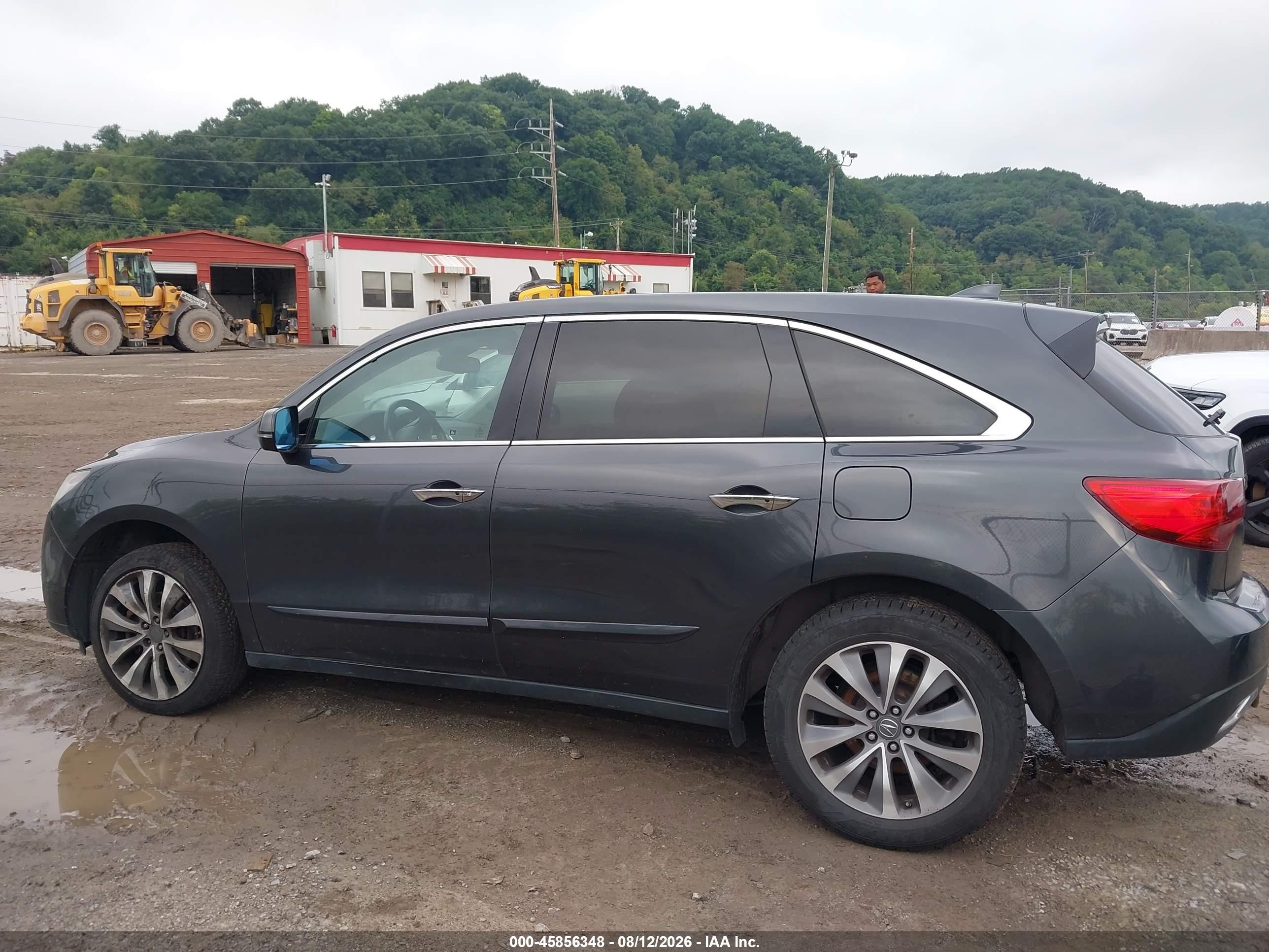 2014 Acura Mdx Technology Package Gray vin: 5FRYD4H4XEB041653