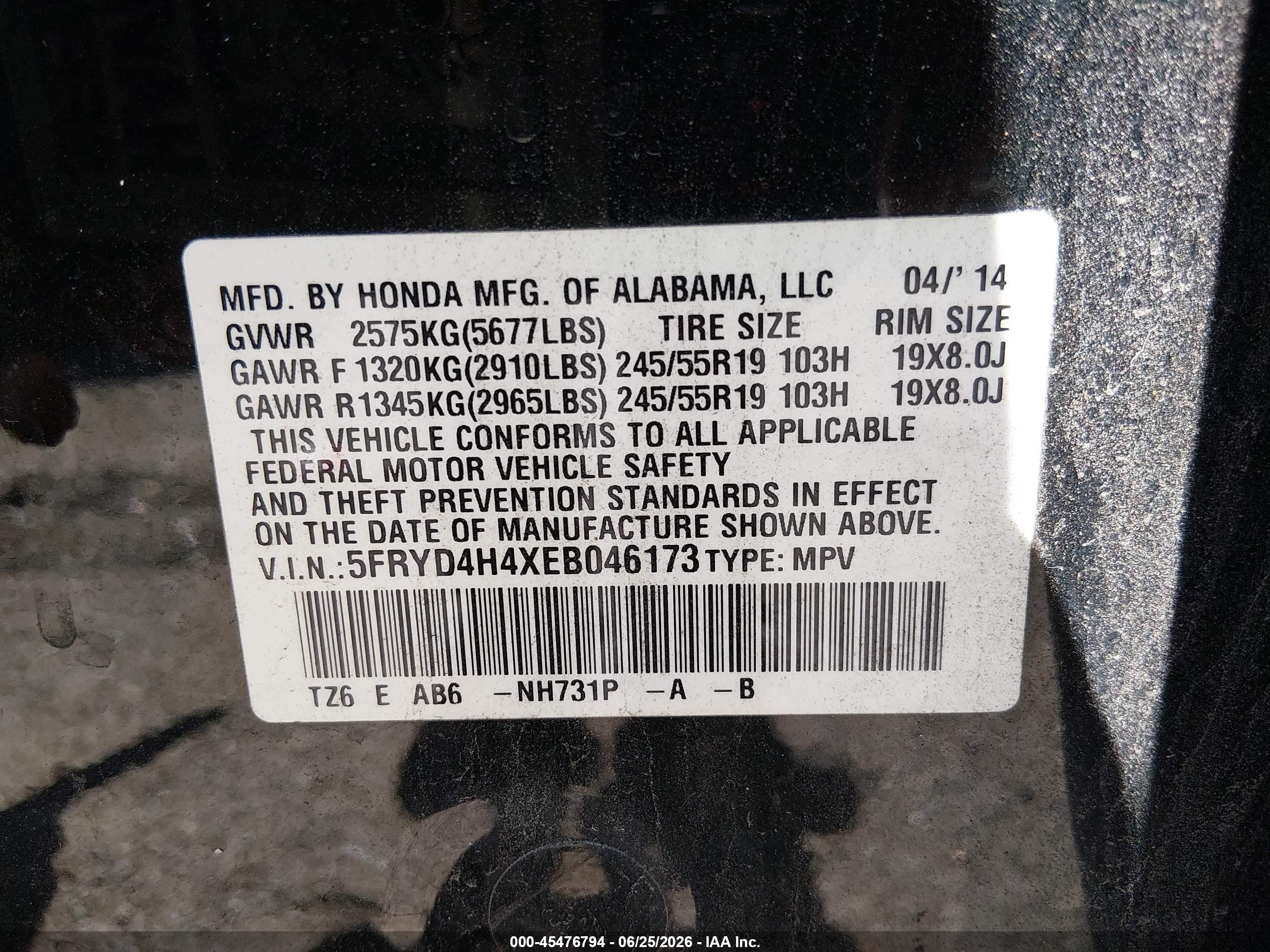 2014 Acura Mdx Technology Package Black vin: 5FRYD4H4XEB046173