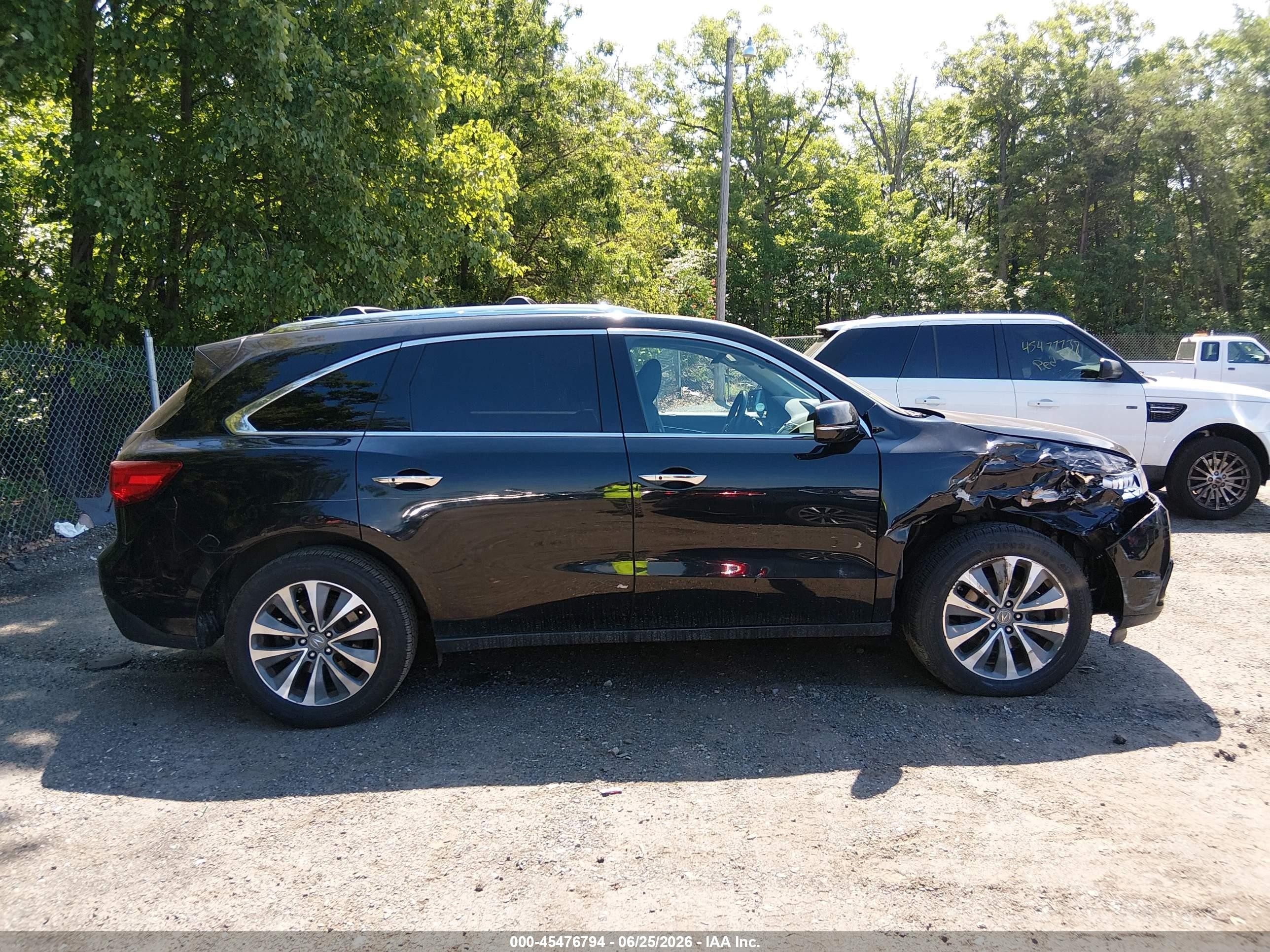 2014 Acura Mdx Technology Package Black vin: 5FRYD4H4XEB046173