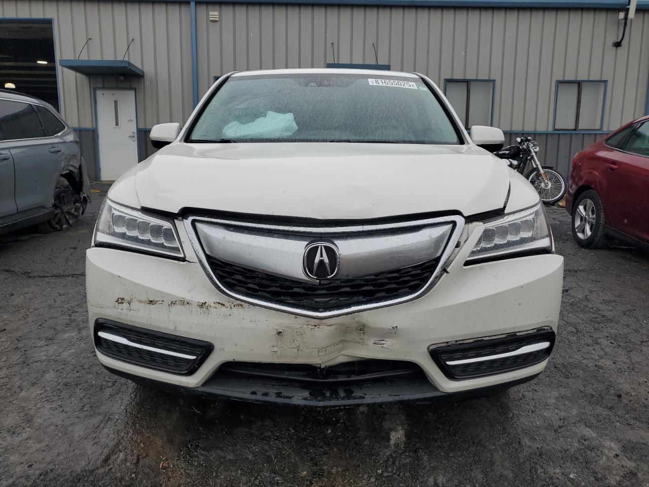 2014 Acura Mdx Technology White vin: 5FRYD4H4XEB050062
