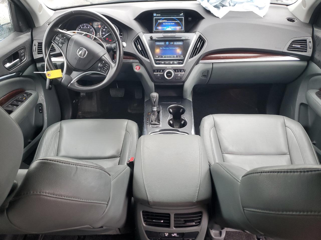 2014 Acura Mdx Technology White vin: 5FRYD4H4XEB050062