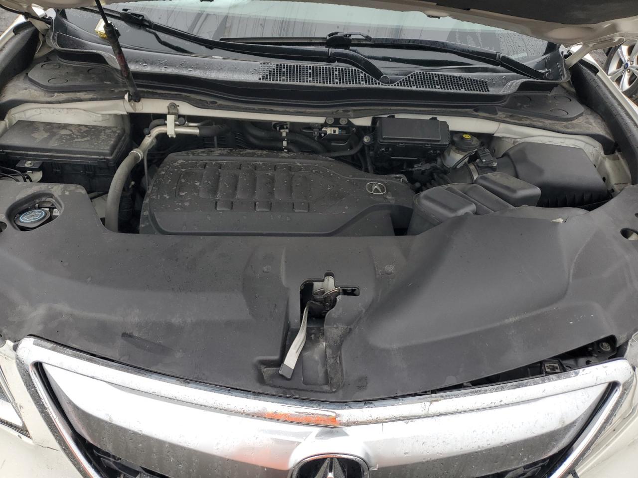 2014 Acura Mdx Technology White vin: 5FRYD4H4XEB050062