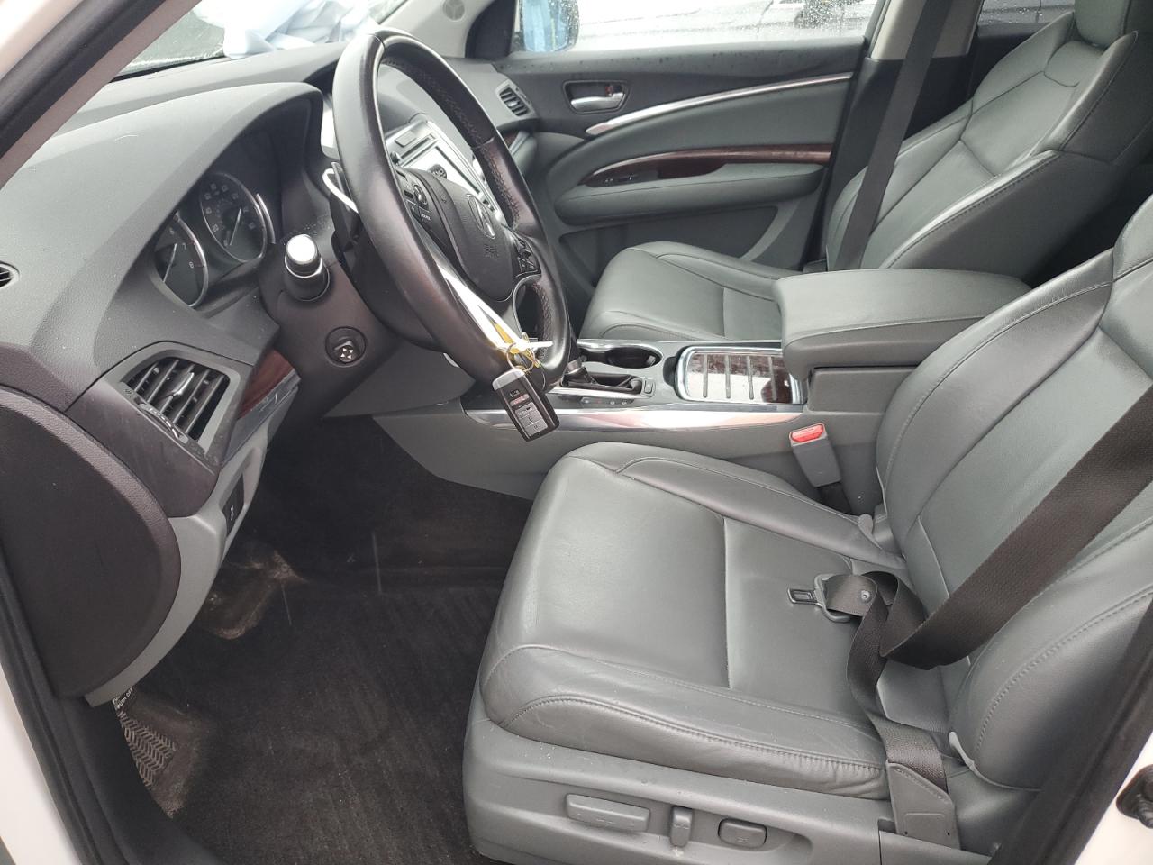 2014 Acura Mdx Technology White vin: 5FRYD4H4XEB050062
