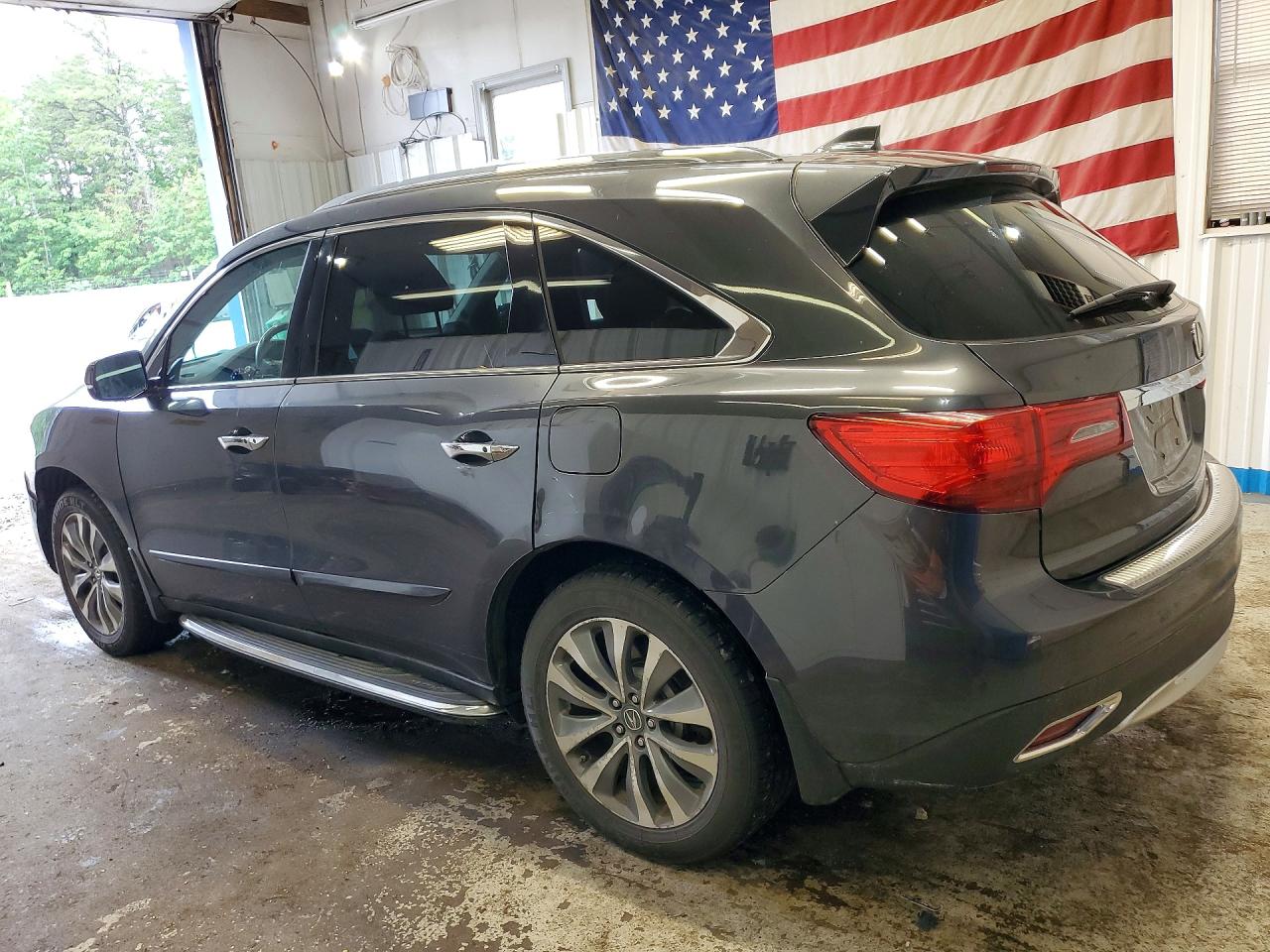 2015 Acura Mdx Technology Gray vin: 5FRYD4H4XFB001834