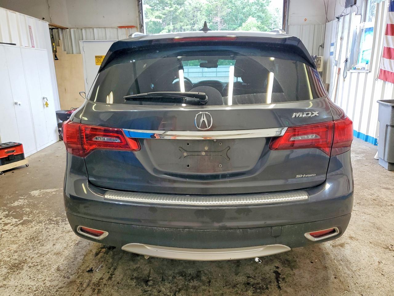 2015 Acura Mdx Technology Gray vin: 5FRYD4H4XFB001834