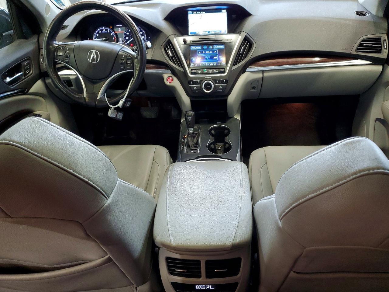 2015 Acura Mdx Technology Gray vin: 5FRYD4H4XFB001834