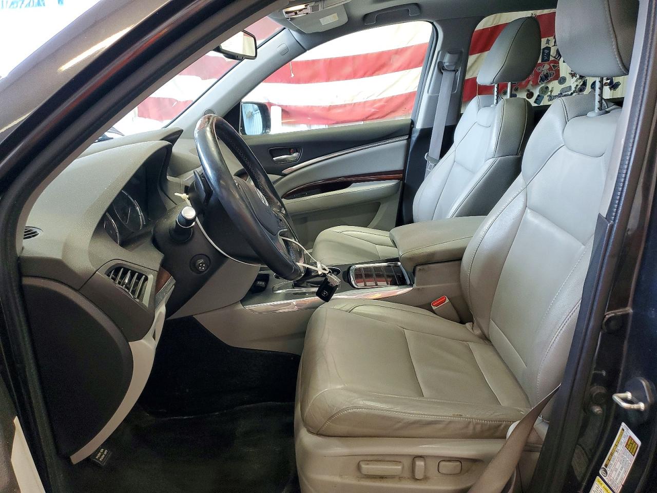 2015 Acura Mdx Technology Gray vin: 5FRYD4H4XFB001834