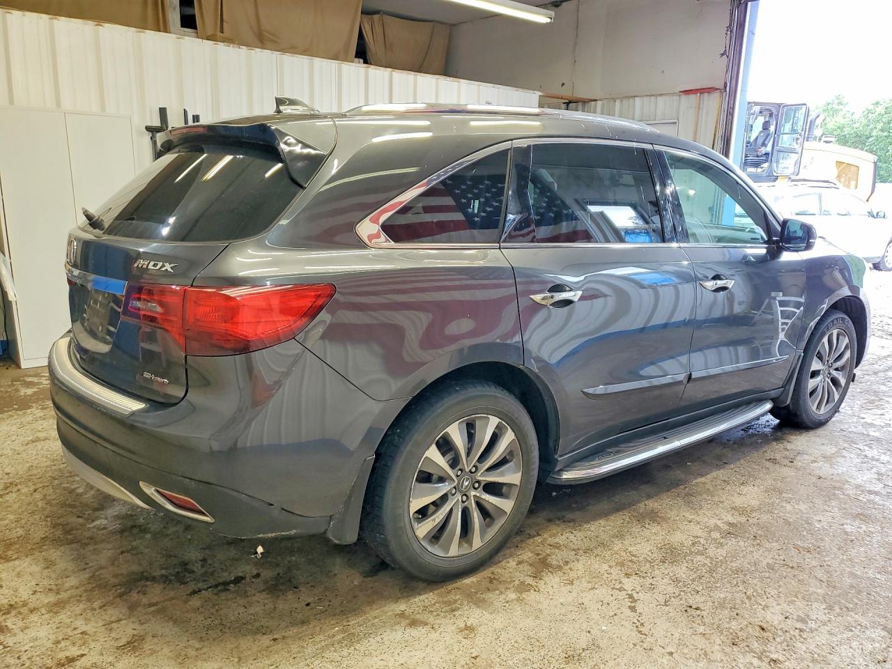 2015 Acura Mdx Technology Gray vin: 5FRYD4H4XFB001834