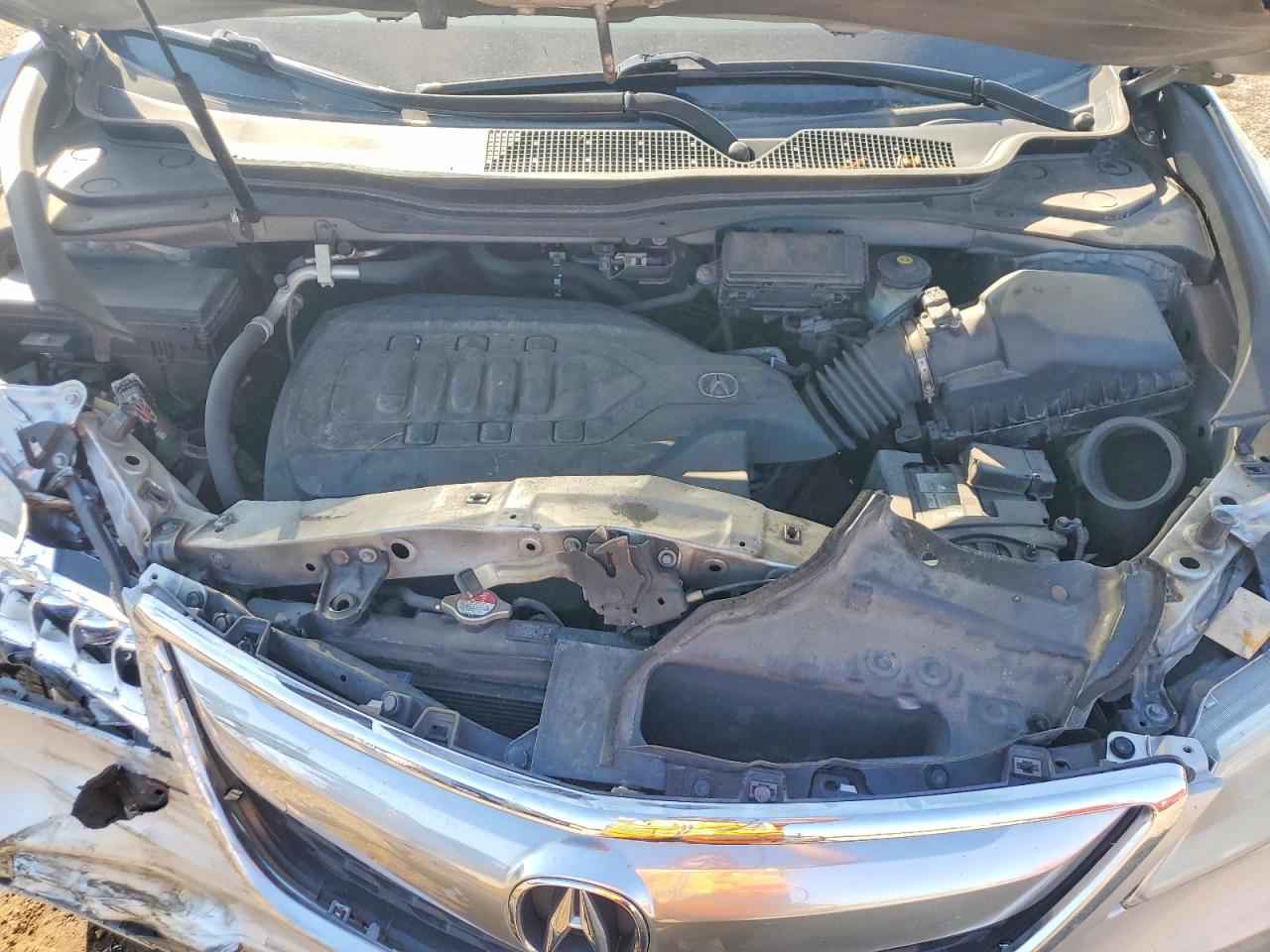 2015 Acura Mdx Technology Silver vin: 5FRYD4H4XFB007522
