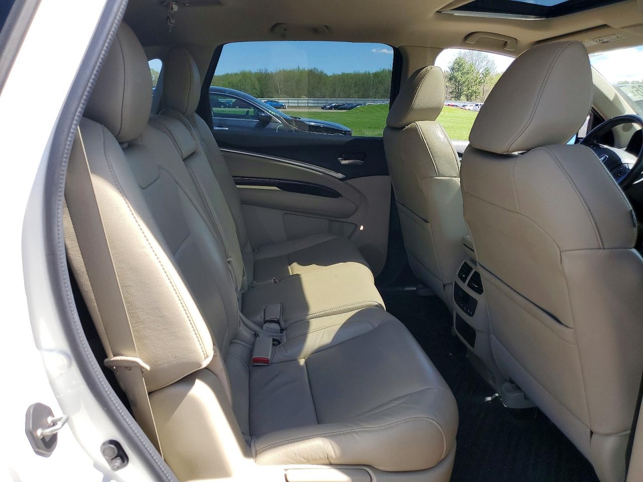 2015 Acura Mdx Technology White vin: 5FRYD4H4XFB014440