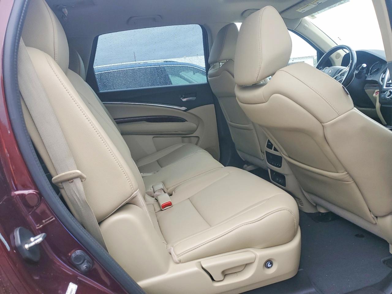 2017 Acura Mdx Technology Бордовый vin: 5FRYD4H53HB006076