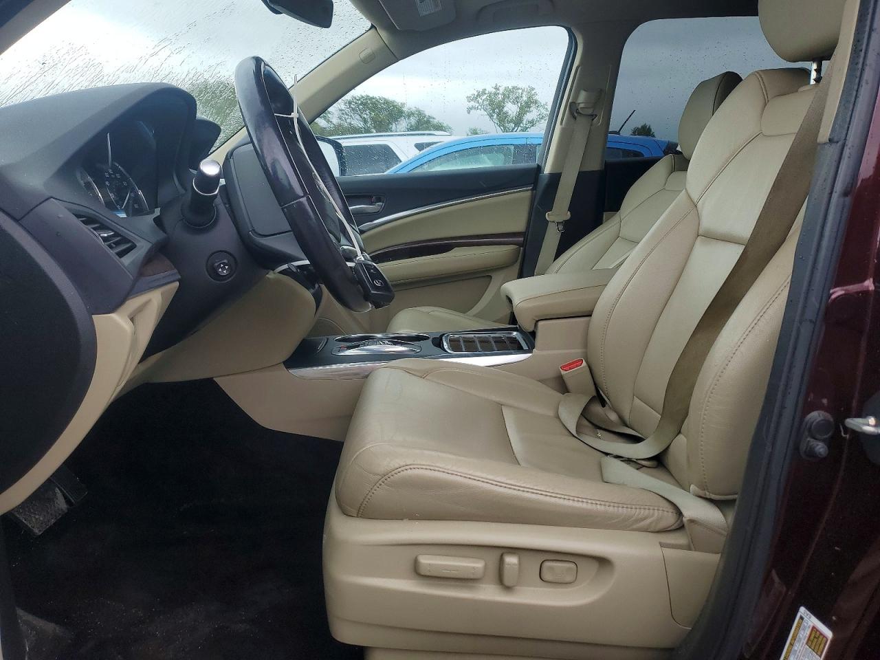 2017 Acura Mdx Technology Бордовый vin: 5FRYD4H53HB006076