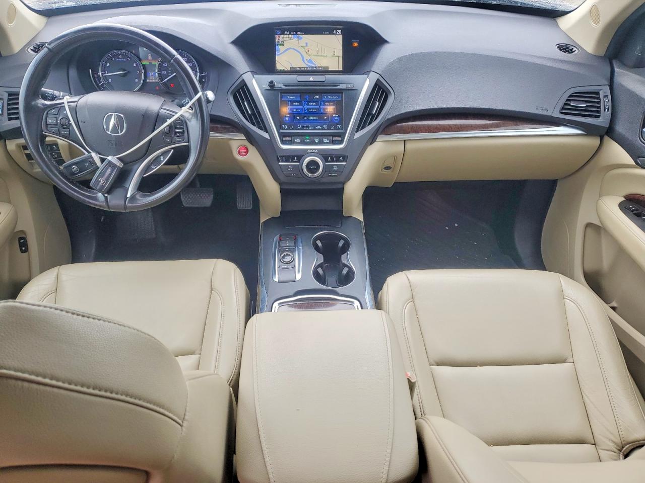 2017 Acura Mdx Technology Burgundy vin: 5FRYD4H53HB006076