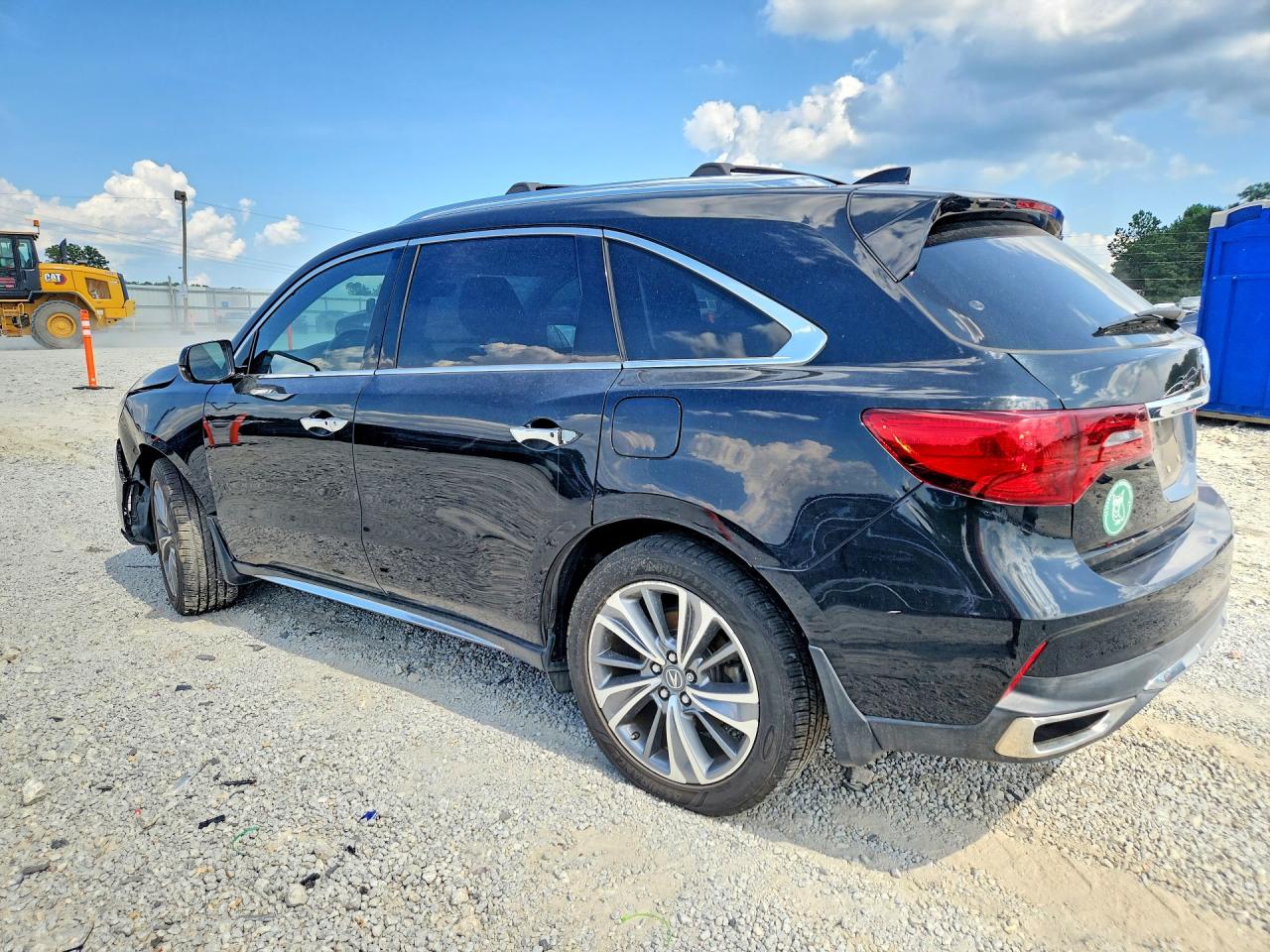 2017 Acura Mdx Technology Black vin: 5FRYD4H53HB014162