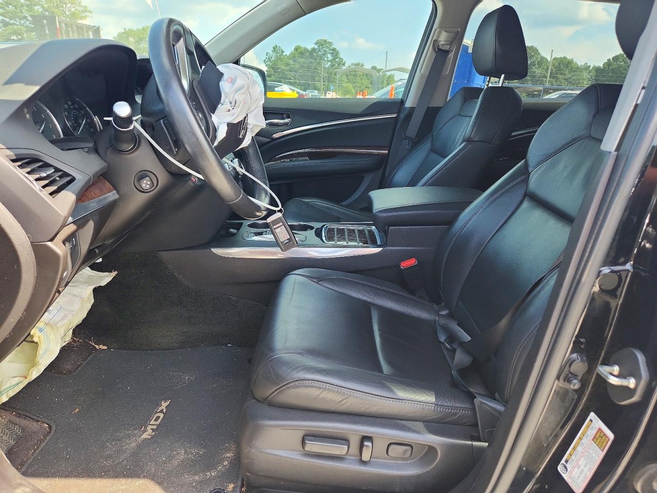 2017 Acura Mdx Technology Black vin: 5FRYD4H53HB014162