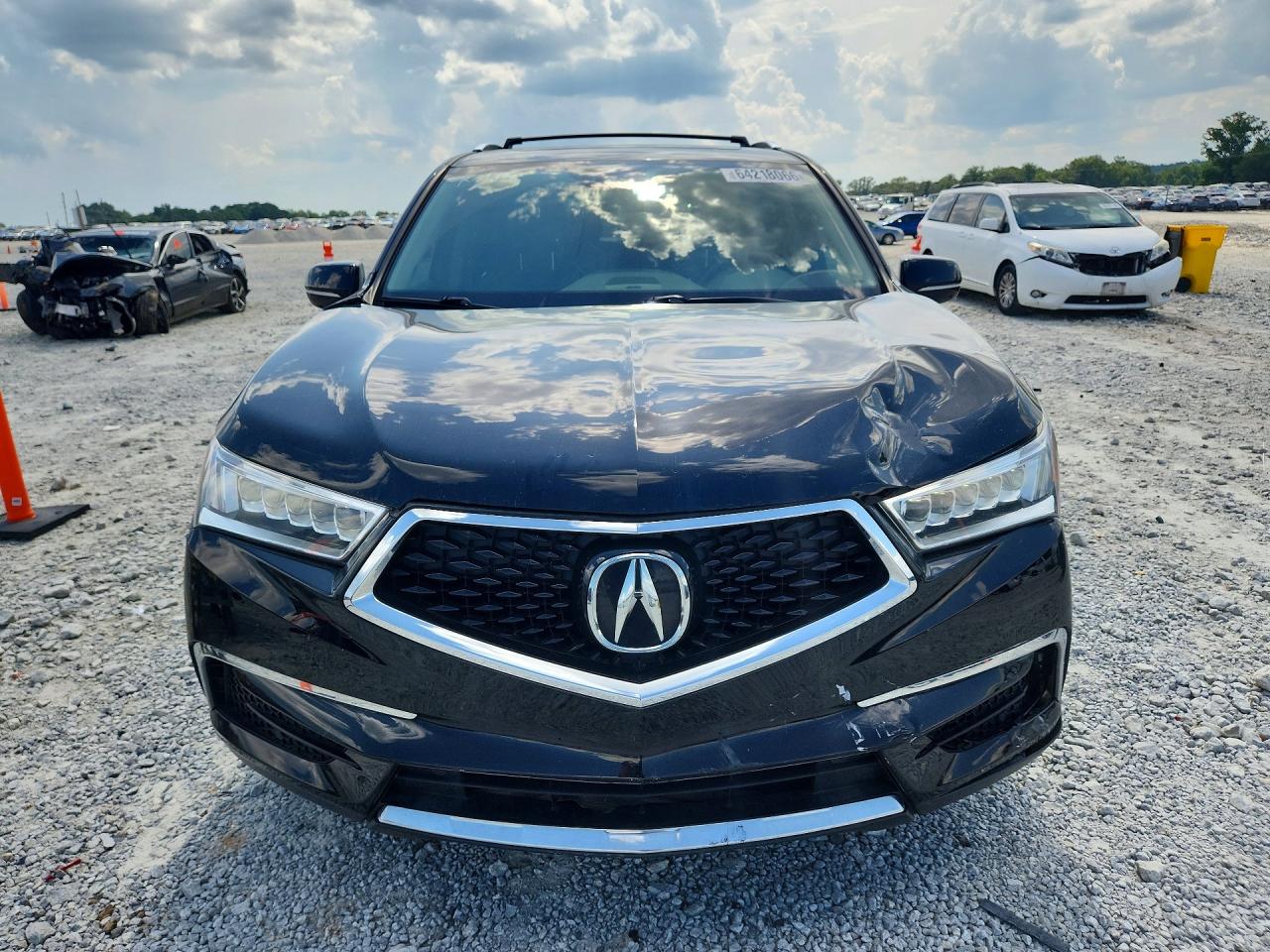 2017 Acura Mdx Technology Black vin: 5FRYD4H53HB014162