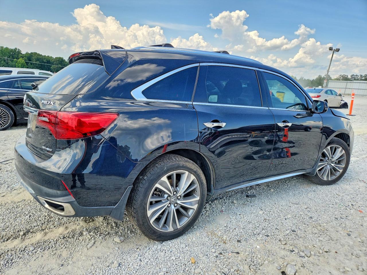 2017 Acura Mdx Technology Black vin: 5FRYD4H53HB014162