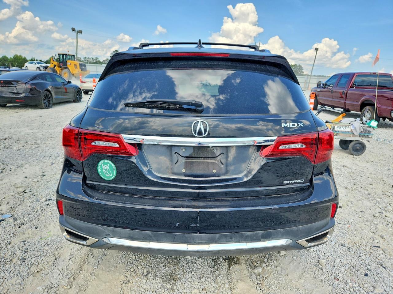 2017 Acura Mdx Technology Black vin: 5FRYD4H53HB014162