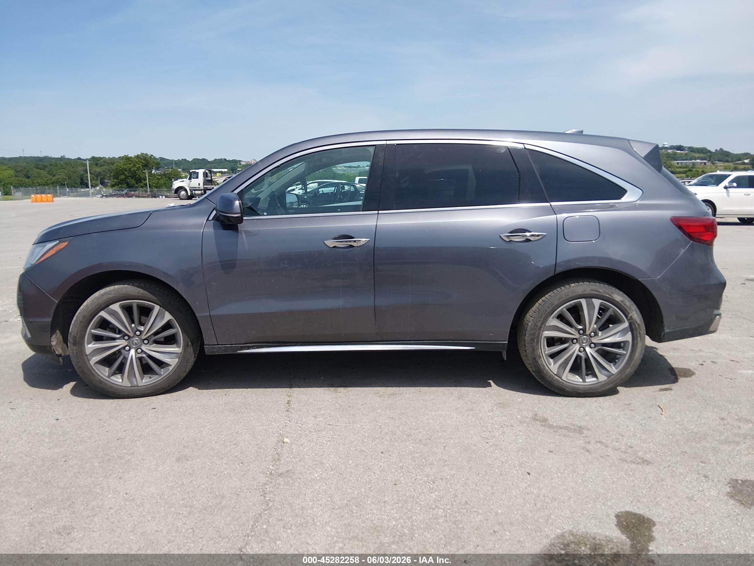 2017 Acura Mdx Technology Package Gray vin: 5FRYD4H58HB013041