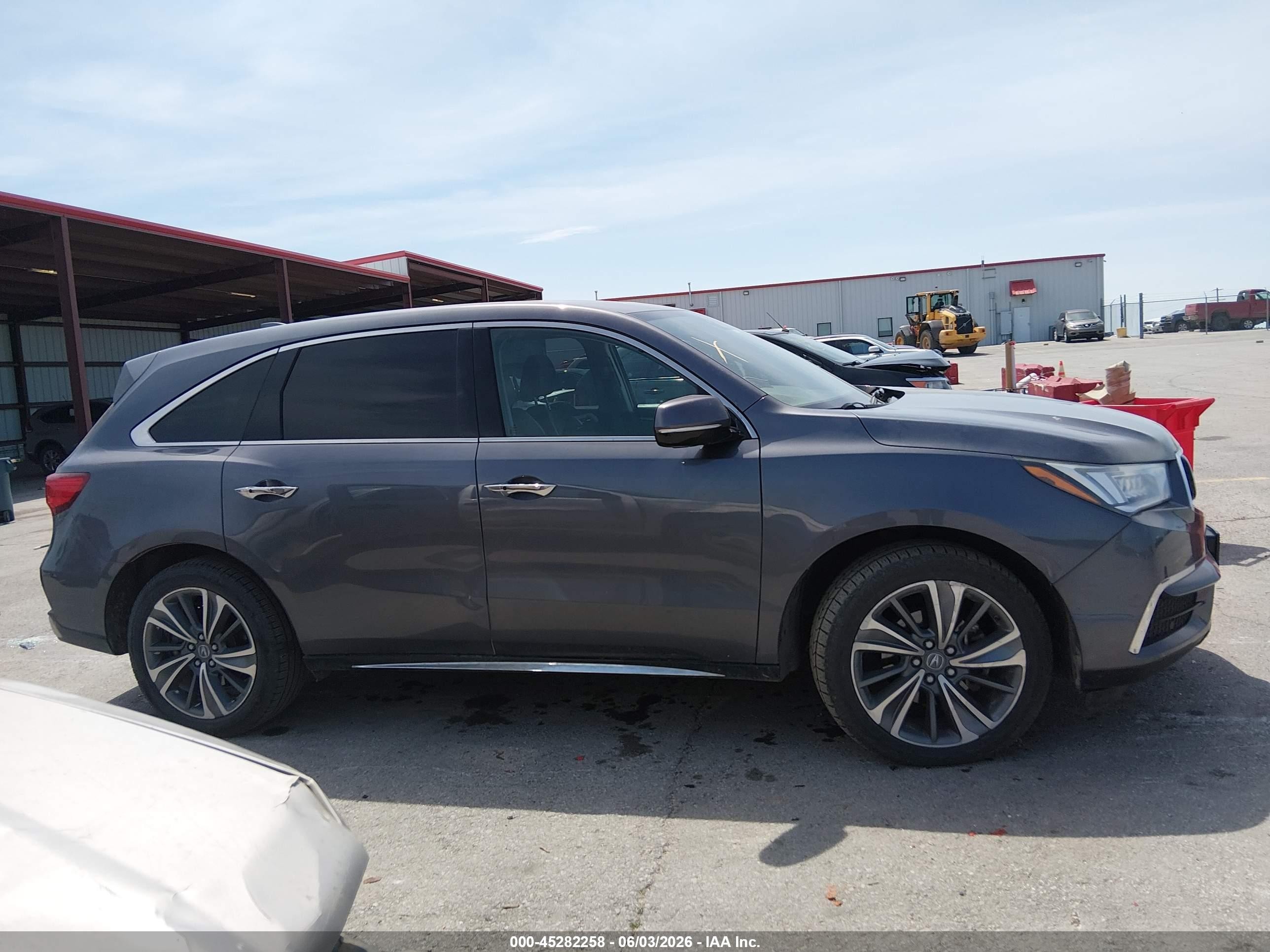 2017 Acura Mdx Technology Package Gray vin: 5FRYD4H58HB013041
