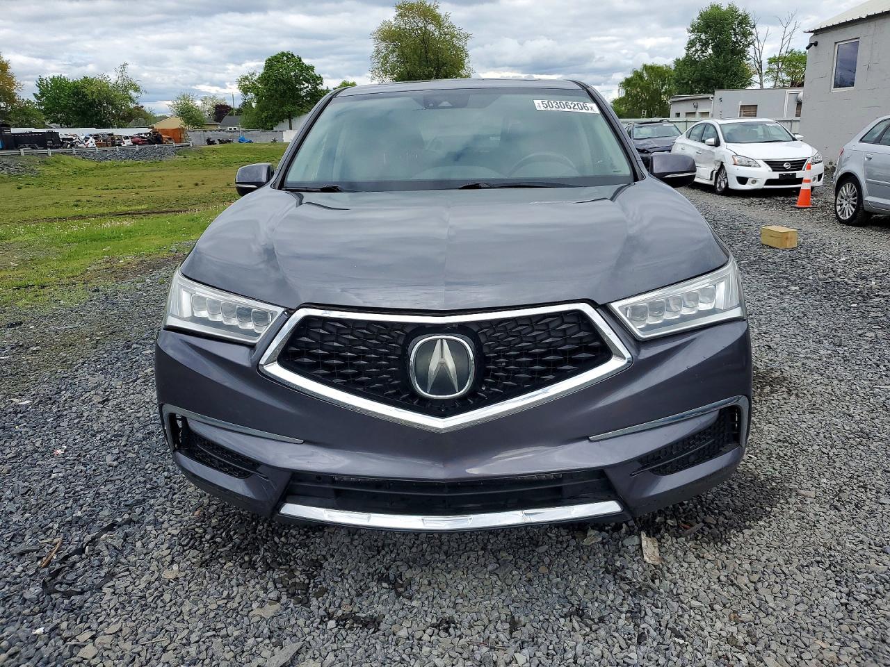 2017 Acura Mdx Technology Gray vin: 5FRYD4H59HB017941
