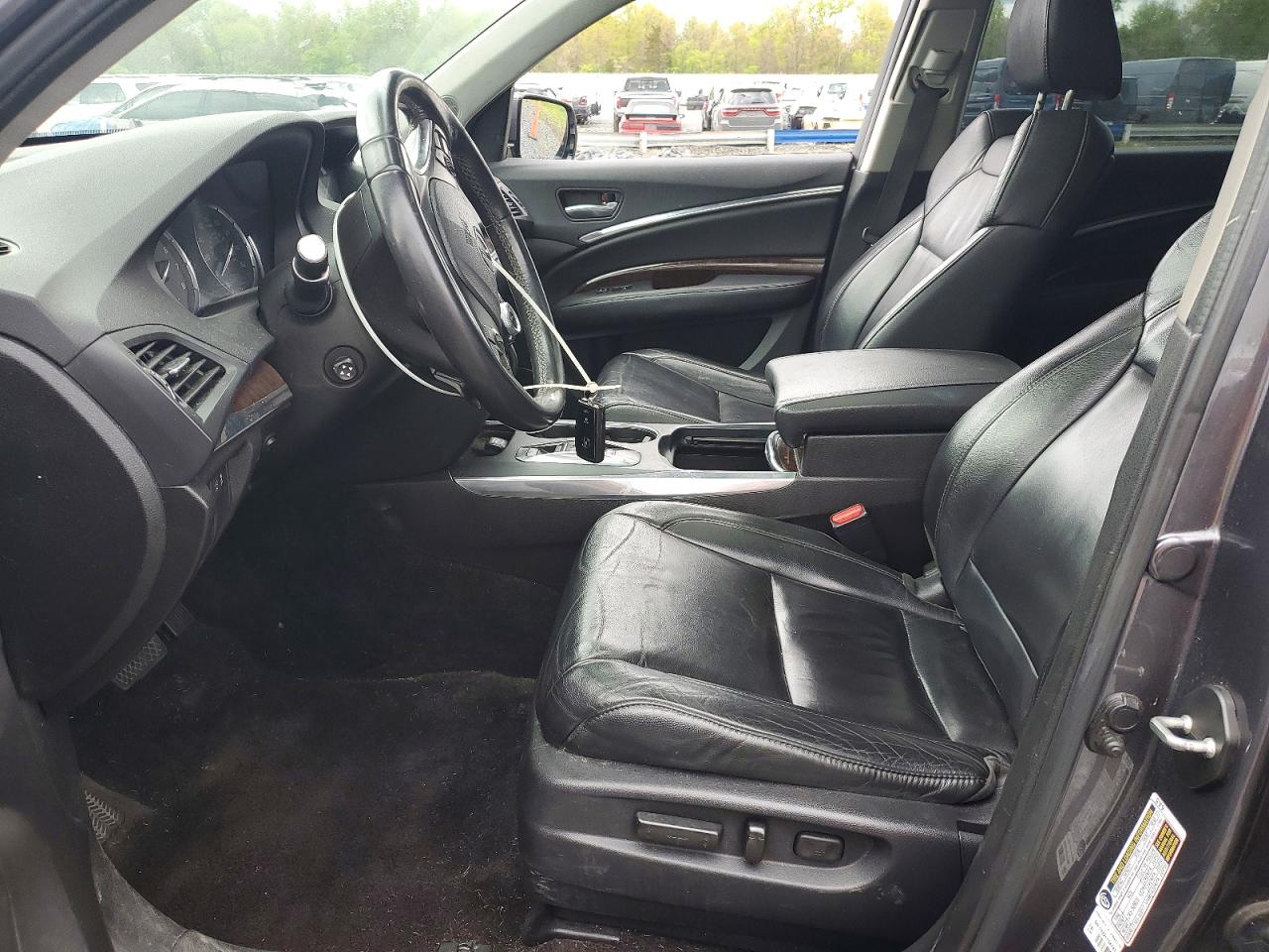 2017 Acura Mdx Technology Gray vin: 5FRYD4H59HB017941