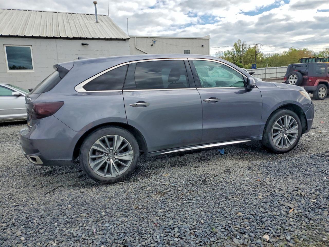 2017 Acura Mdx Technology Gray vin: 5FRYD4H59HB017941