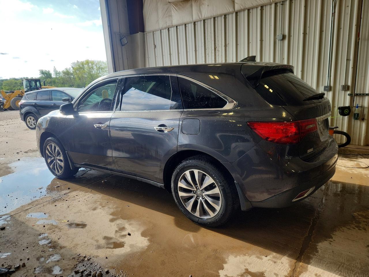 2014 Acura Mdx Technology Gray vin: 5FRYD4H63EB025943