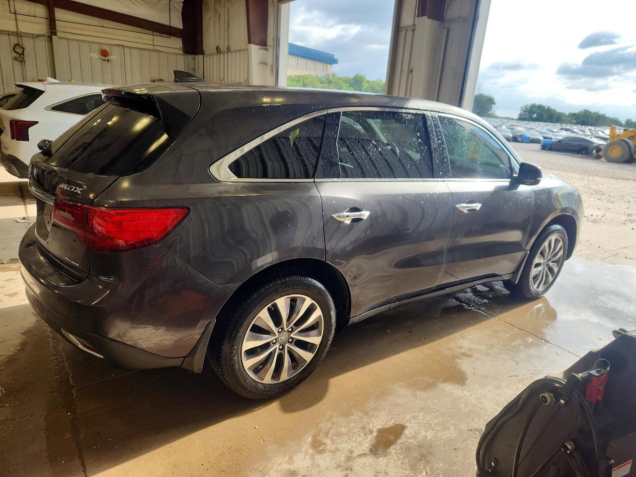 2014 Acura Mdx Technology Gray vin: 5FRYD4H63EB025943