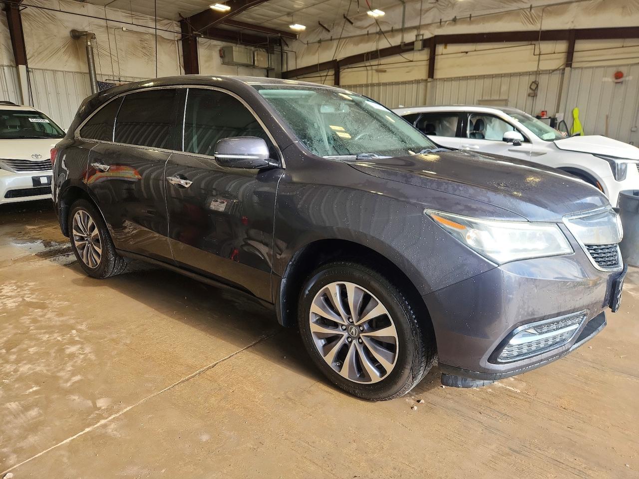 2014 Acura Mdx Technology Gray vin: 5FRYD4H63EB025943