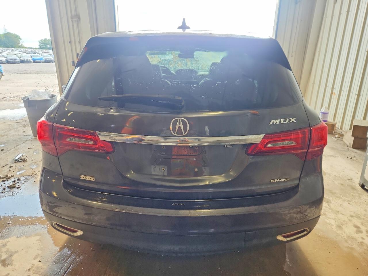 2014 Acura Mdx Technology Gray vin: 5FRYD4H63EB025943