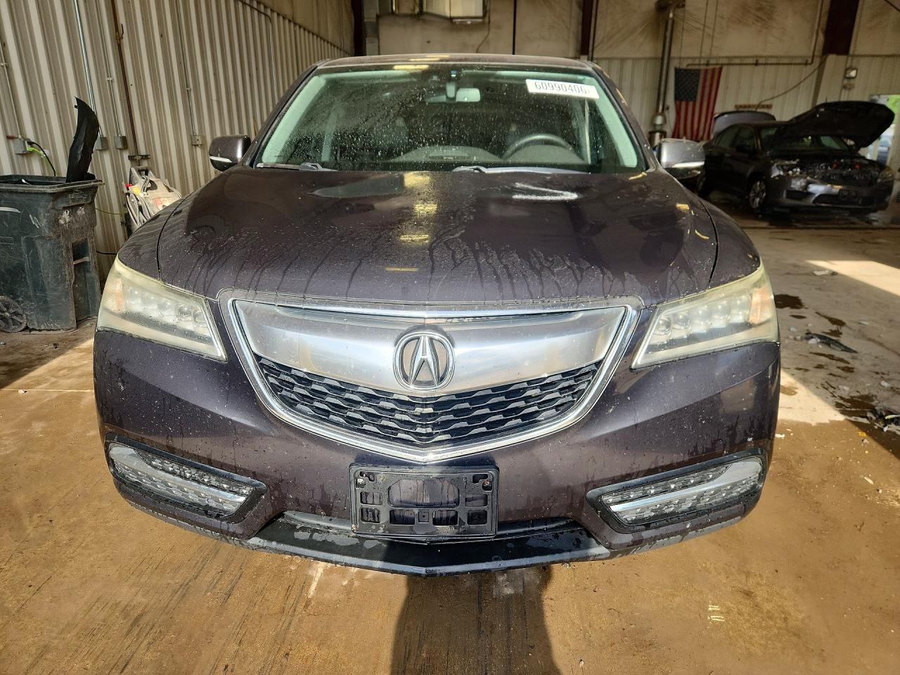 2014 Acura Mdx Technology Gray vin: 5FRYD4H63EB025943