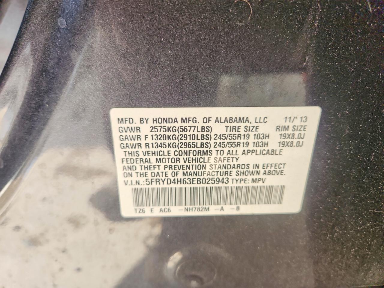 2014 Acura Mdx Technology Gray vin: 5FRYD4H63EB025943