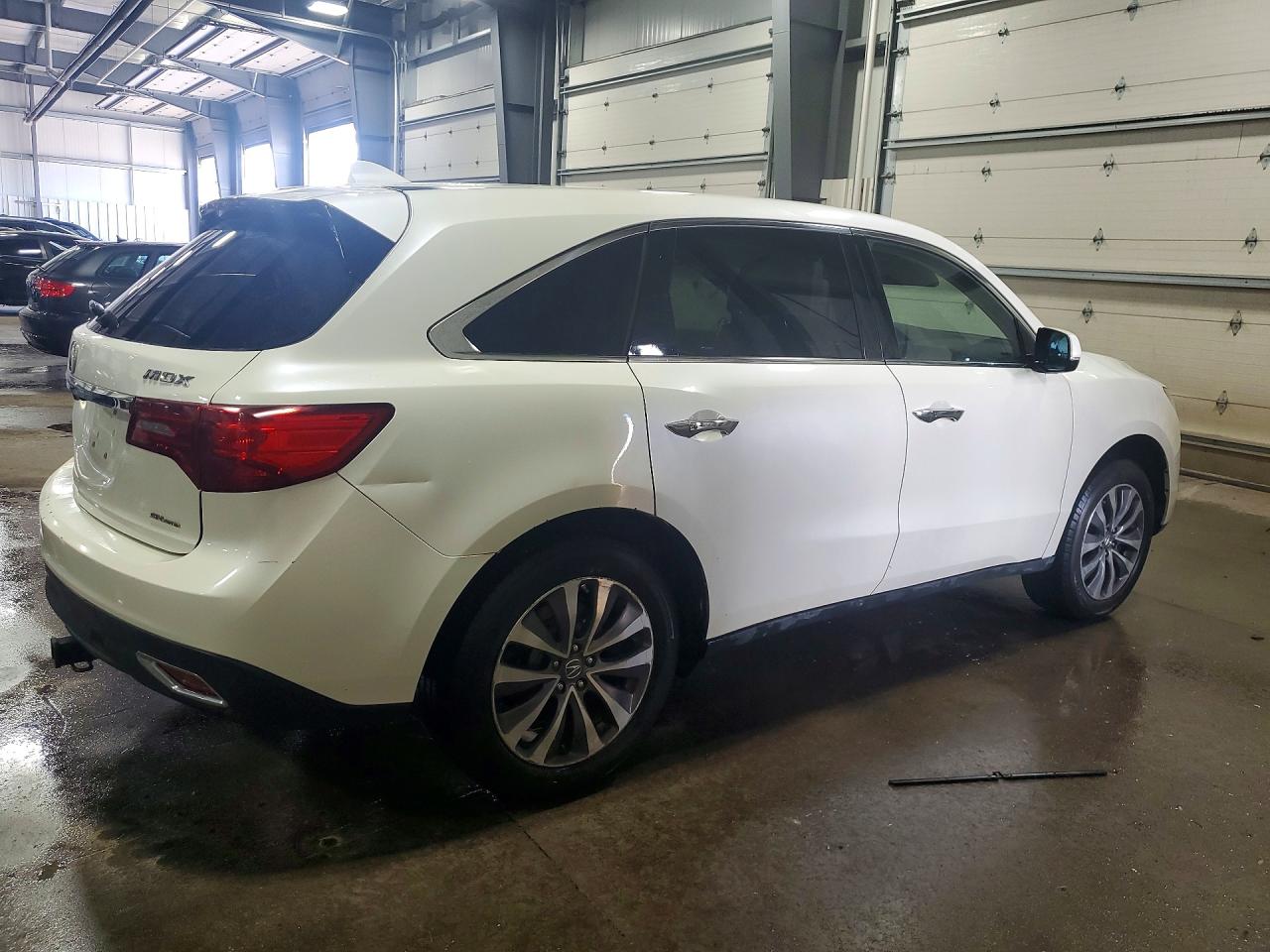 2015 Acura Mdx Technology White vin: 5FRYD4H63FB026298