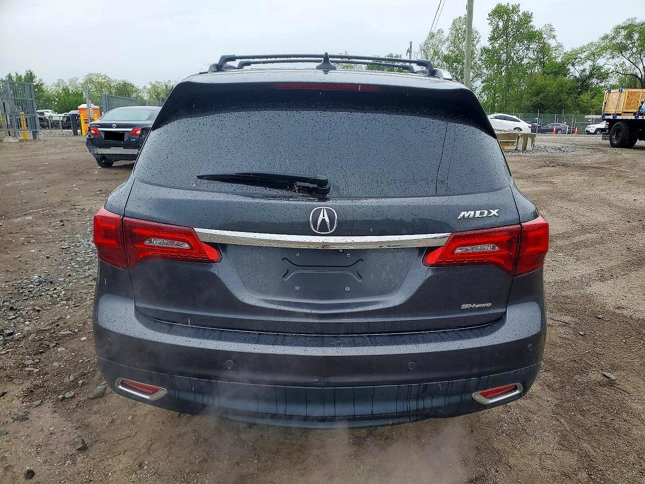2014 Acura Mdx Technology Серый vin: 5FRYD4H64EB008469